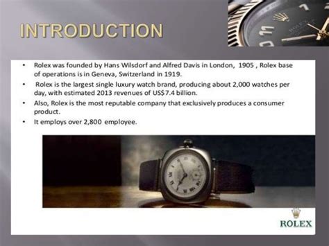 caso aziendale rolex prezi|rolex ppt history.